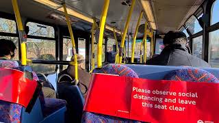 London Bus Route 107 Ride In The Borehamwood Area 23 March 2021