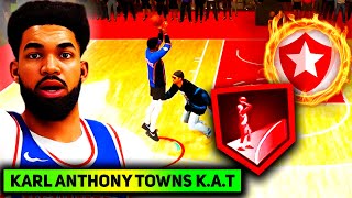 I Created an UNSTOPPABLE FOOTER BUILD in NBA 2K25 \u0026 it was AMAZING! Prime Karl Anthony Towns Build!