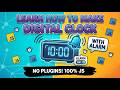 Learn How to Make a Digital Clock with an Alarm in JavaScript