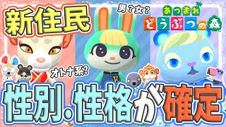 【#あつ森】ポケ森アプデ！ついに新住民の性別.性格が確定！気になるミッチェルの性別はどっち！？【あつ森ダイレクト/新住民/#あつまれどうぶつの森】【かんみ/あつ森アプデ/#37】