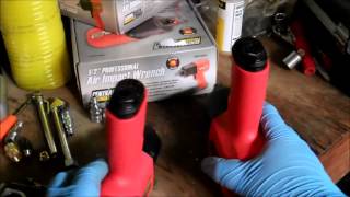 Harbor Freight Central Pneumatic Earthquake 1/2 inch and 3/8 inch Impact Wrenches