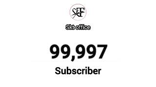live subscriber count | 100k subscriber video | skt office