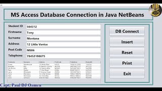 How to Connect Access Database in Java NetBeans - Full Tutorial