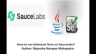 How to run Selenium Tests on SauceLabs?