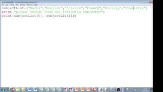 Python Tutorial 10 Printing a list using a for loop