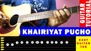 Khairiyat Pucho | Easy Guitar Tutorial | Arijit Singh | ChhiChhore | 2020
