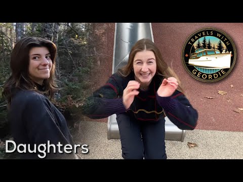 Daughters – #393 – Boat Life – Living aboard a wooden boat – Travels With Geordie