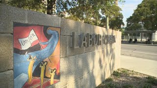 Labor Plaza opens on Market Street honoring union labor