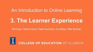 3. The Learner Experience