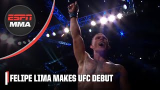 WHAT A UFC DEBUT ON SHORT NOTICE FOR FELIPE LIMA 👏 #UFCSAUDIARABIA