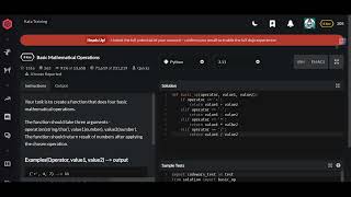 Codewars | Basic Mathematical Operations | Python 8 kyu