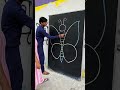 how to draw beautiful butterfly 🦋 easy drawing with 6 number shorts