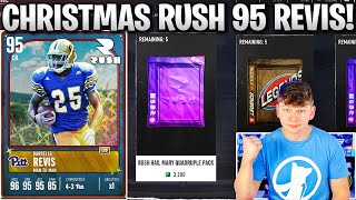 RUSH HAIL MARY PACKS! CHRISTMAS RUSH 95 DARRELLE REVIS!