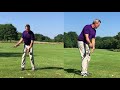 Learning to lag part 2 - Train the right hand/arm. Setup 4 Impact Golf swing.