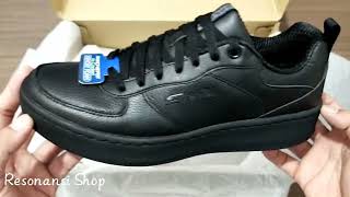 SKECHERS SPORT COURT 92 - HITAM | SNEAKERS FOR MAN | UNBOXING