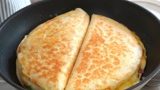 원팬으로 2가지 퀘사디아만들기+쿠키영상 | Make 2 Quesadillas with one pan +Post Credits