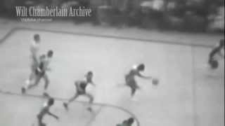 Bill Russell jumps OVER a guy from near the FT Line - INSANE speed and hang time