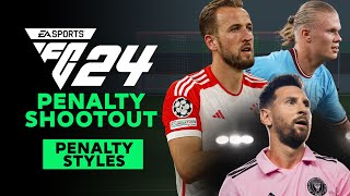 EA FC 24 Penalty Shootout With new signature penalty style | 4k60fps