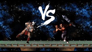 Sprite Battle - Shao Kahn vs Eyedol