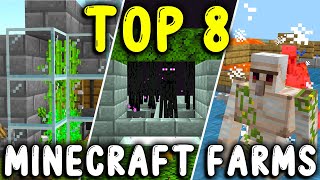 The BEST Minecraft Bedrock Farms!