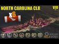 North Carolina CLR 6 Kills | World of Warships Gameplay