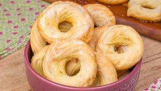 ROSQUINHA DE PADARIA SAMANTA RECEITA ECONÔMICA PARA O CAFÉ 5 INGREDIENTES | Cook'n Enjoy 989