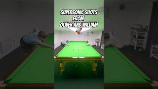 SUPERSONIC SHOTS 🚀 -  Cuestars U21 players Oliver Sykes and William Thomson play deep screw shots.👏😃