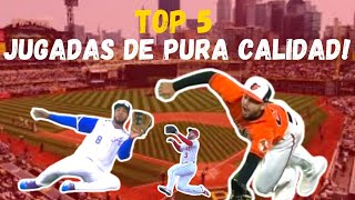 🤯PURA CALIDAD🤯 Las 5 mejores jugadas de la jornada de ayer 8-4-2023 en la MLB #mlb #baseball 🔥