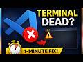 VS Code Terminal Not Working ? Quick Solution