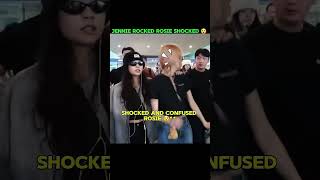 Rosie got shocked😂 | Her reaction 😳 #shorts #blackpink #blink #kpop #fyp #edit #chaennie