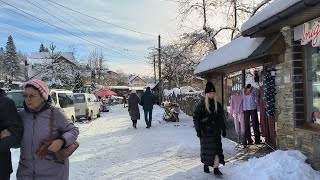 Східниця 2023: через базар на Зарічній взимку, зустріч з підписником Ростиславом 9 грудня 2023 р.