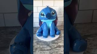 How to make a Stitch cake! 🌺 #shorts #cake #stitch #howto