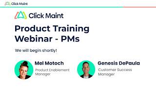 PM (Preventive Maintenance) Work Orders - Product Training Webinar