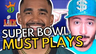 DraftKings Super Bowl Showdown MUST PLAYS | NFL DFS Picks + 2025 Fantasy Football