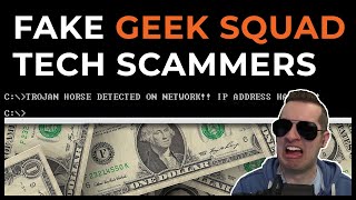 Fake Geek Squad Tech Support Scammers Exposed [Full Call]