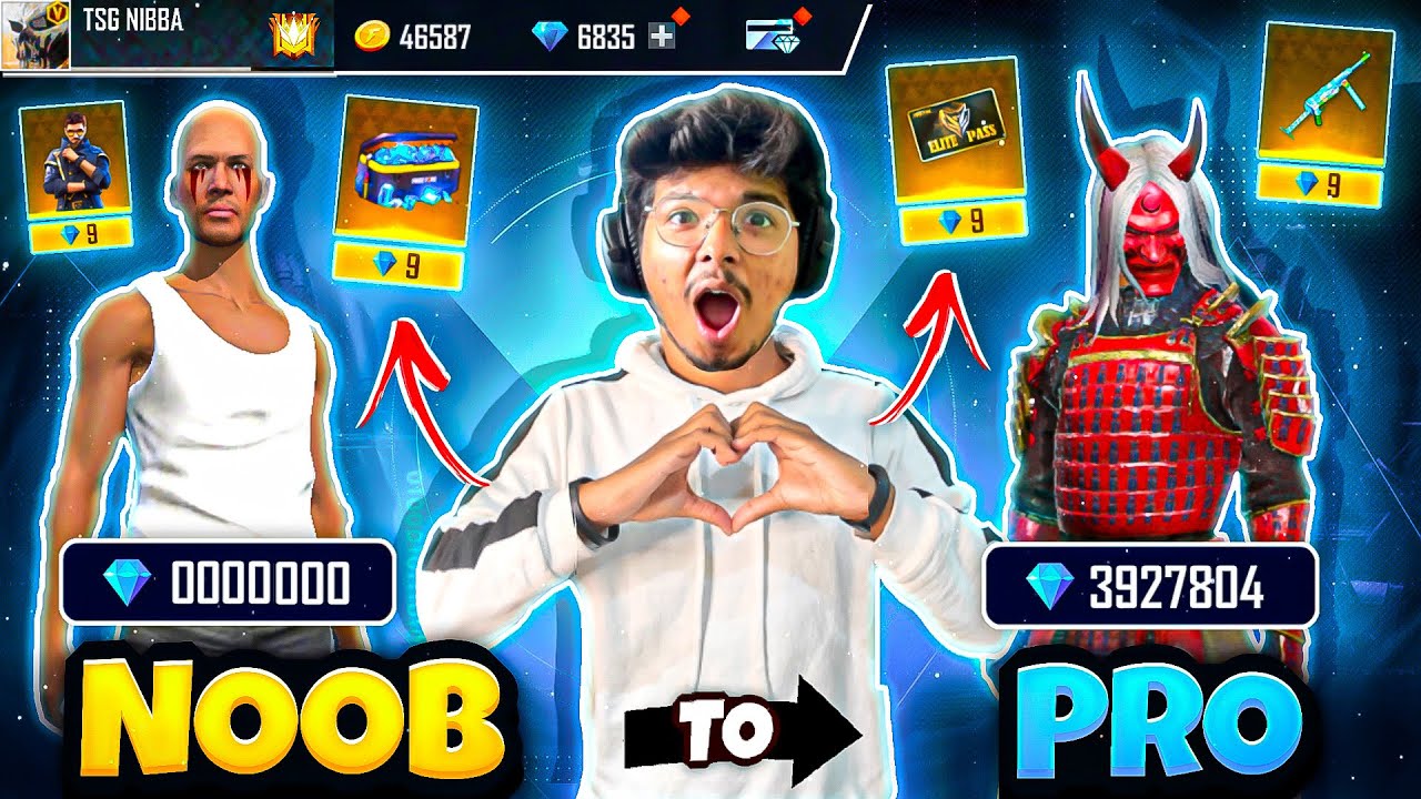 I Got New Elite Pass Rare Bundles And Legendary Emotes In 9 Diamonds😍Noob To Pro -Garena Free Fire