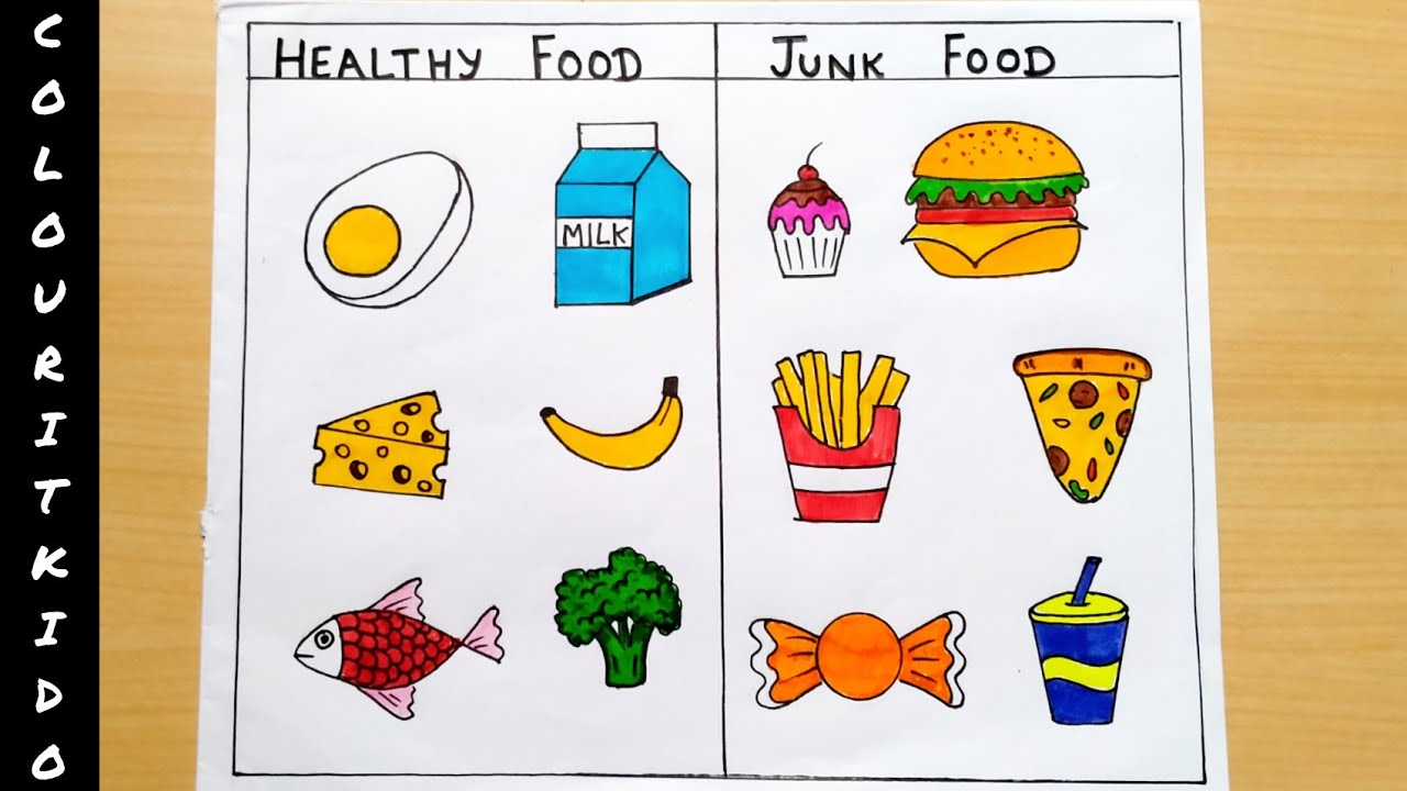 Healthy Food Drawing