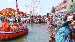 Gadhada ||શ્રી ગોપીનાથજી દેવ મંદિર દ્વારા જળ જીલણી એકાદશી સમૈયાની ધામધૂમથી ઉજવણી #news #jaljilani