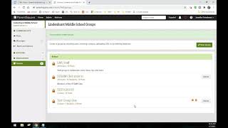 ParentSquare Creating Groups