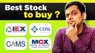 IEX vs CDSL vs CAMS vs MCX. Best Growth Stocks to Buy Now in 2021. [Multibagger Stocks India 2021]