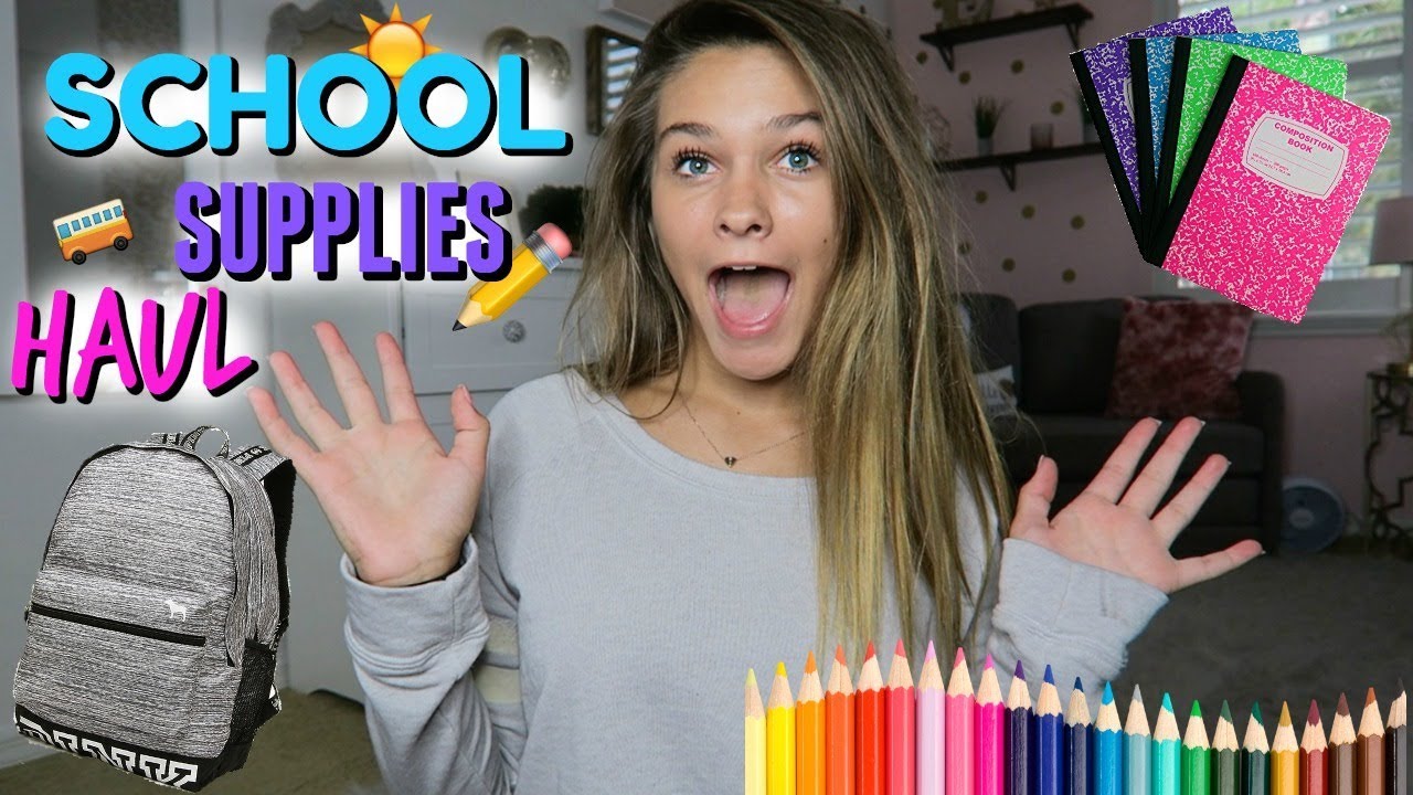 Back To School Supplies Haul Youtube