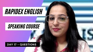 Rapidex English Speaking Course | Day 17 | When? Which? Where? Why? How to ask questions | Dialogue