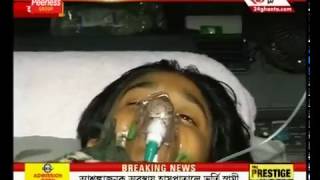 Female student brutally fired by unknown from outside the house in Haldia, Kolkata