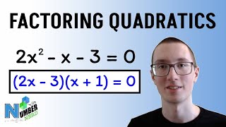 How to Solve Quadratic Equations by Factoring! [Algebra 2]