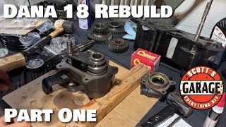 Dana 18 Transfer Case Rebuild Part 1 #KaiserWillys