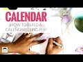Php Calendar Script Tutorial