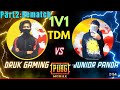 Rematch with junior panda || Druk Gaming vs junior panda || 1 vs 1 TDM