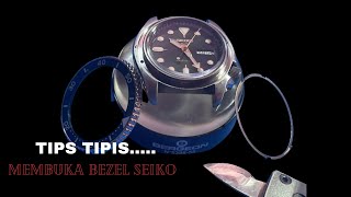 CARA MELEPAS BEZEL SEIKO - TIPS MEMBUKA BEZEL SEIKO (BERLAKU UNTUK SEMUA TYPE SIKO DIVERS)