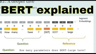 BERT model in NLP explained