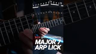 Try This Major 7 Arpeggio Lick! #guitarlesson